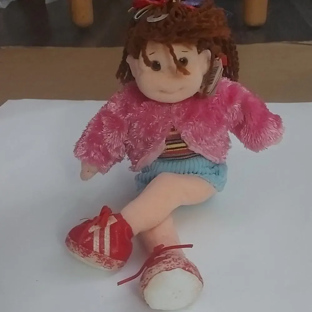 Ty Beanie Bopper Pretty Penelope Stuffed Plush Doll Vintage Christmas Toys Gifts